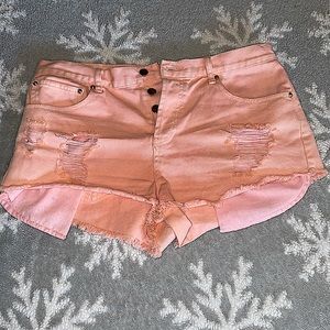 Forever 21 women’s button up shorts